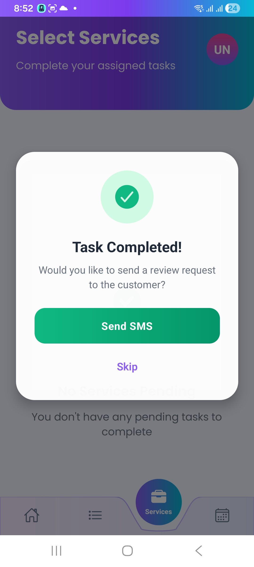 Google review integration - EMP Business app screenshot 5 of 9